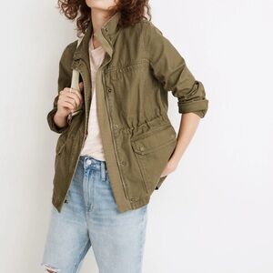 Madewell Dispatch Jacket in Desert Olive size S